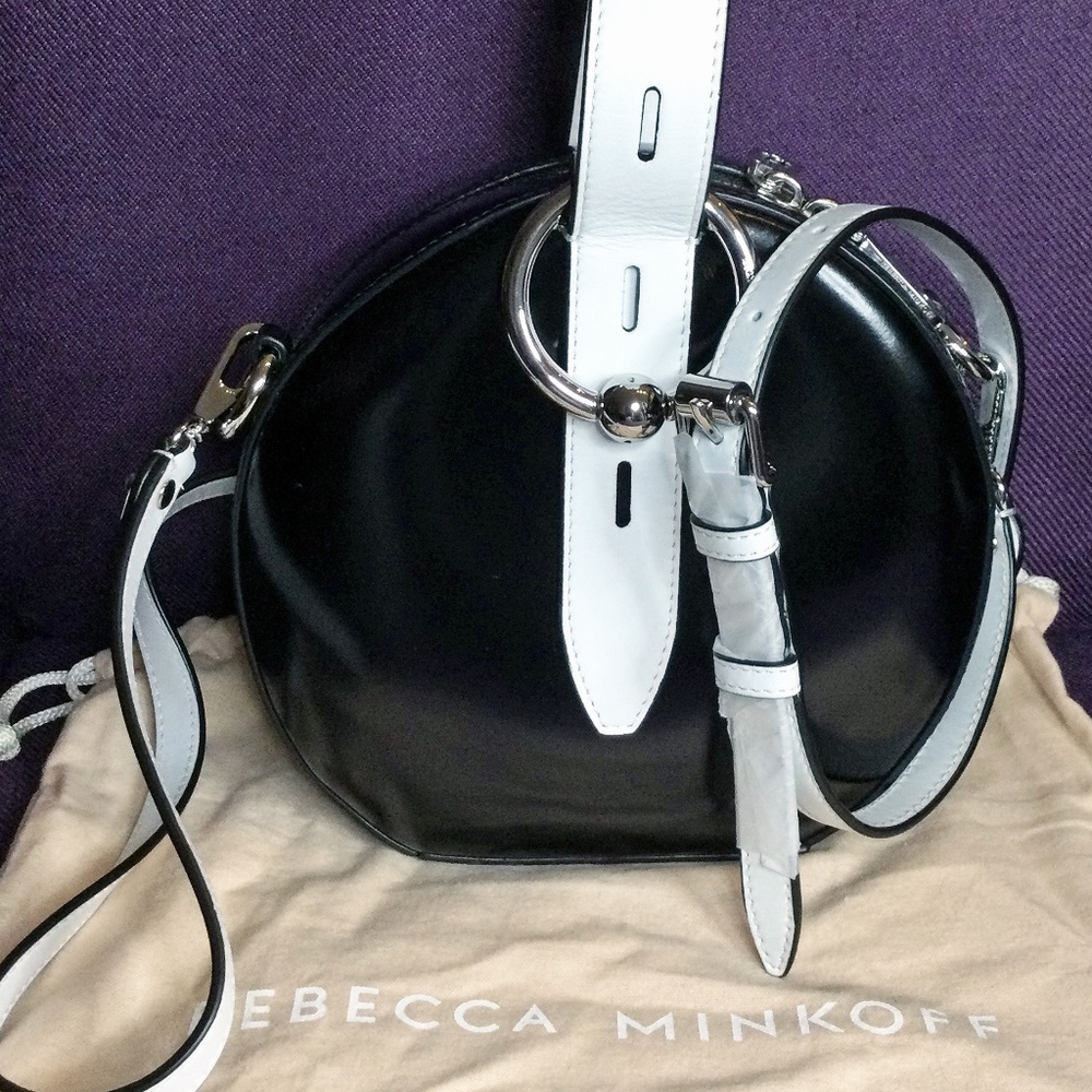 Rebecca Minkoff Kate Color-Block Circle Bag - Picture 15 of 16